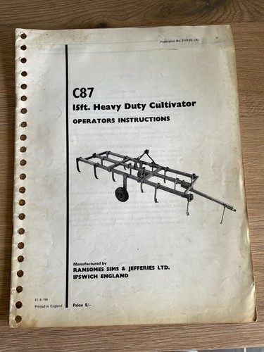 Ransomes c87 heavy - 15', duty