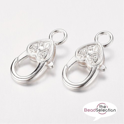Large fancy lobster clasps - 5,