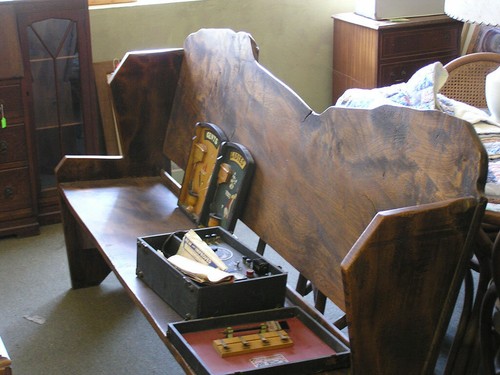 Hand made wood - wood, bench