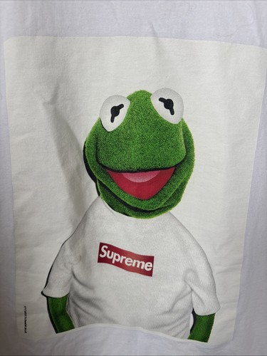 Supreme kermit tee - white, size