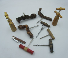 Corkscrews - A Collection Of Wooden Handled Corkscrews