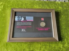 Royal Mint London Olympic 2012 £5 Commemorative Coin Framed Display