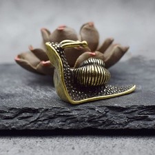 Brass Snail Animal Statue