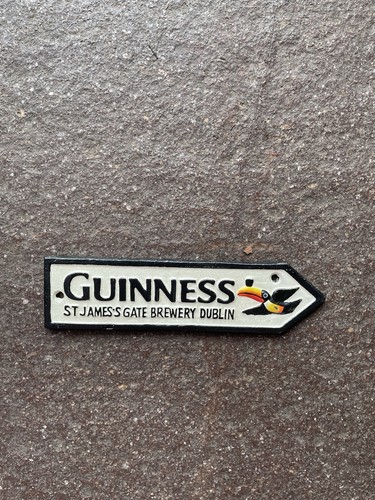 Guinness cast iron - cast, sign