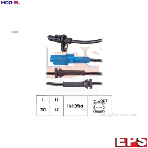 Sensor wheel speed 960 205 - wheel, 1.960.205