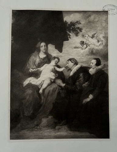 Antique print van dyck the - dyck,