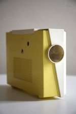Rare ORIGINAL Vintage 1960s SOBELL Transistor Radio Pop OP ART Retro Modernist