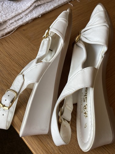 White italian leather sandals - italian,