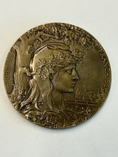 Fine 64mm French Universal Exhibition Bronze Medallion For 1900 To H , LIEBERT 