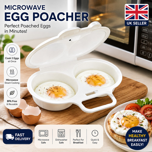 Microwave egg poacher - microwave, kitchen