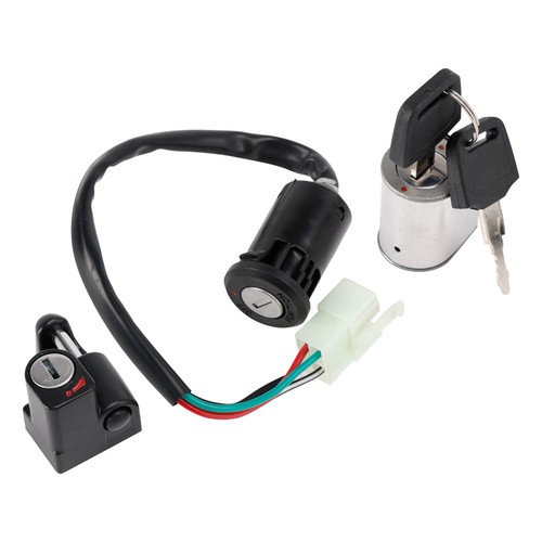 Ignition key switch lock - key, set