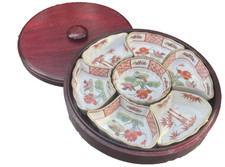 LAZY SUSAN Snack Dish  Cherry