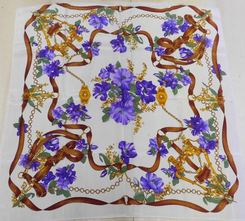 Foulard 100 pure silk vintage - pure,