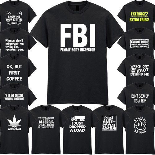 Funny mens shirts sarcastic - mens,