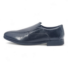 M&S Black Leather Slip-on