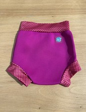 Splash About Pink Happy Nappy Swim Bottoms , SPF 50, Medium Size