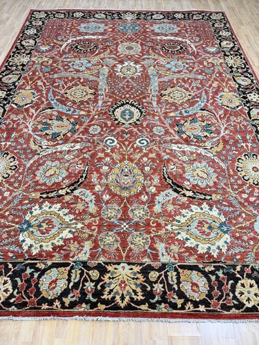 8x14 hand knotted afghan - 8x14,