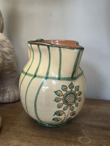 Italian terracotta wine jug