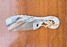 Carved Dragon Comb Horn Like