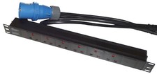 6 way 32 AMP UK PDU - 1u