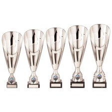 PRESENTATION CUP TROPHY - Gold or Silver Sports Award Trophies, FREE ENGRAVING