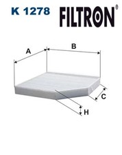 FILTER INTERIOR AIR FITS: AUDI A5 / S5 RS5 QUATTRO/2.0 TDI/3.0 TDI/3.0 TDI QU