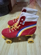 Retro 80s Roller Boots Size 5