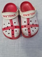Crocs Kids Size UK2 Red White