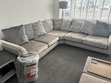 DFS Lawrie Grey Corner Sofa -
