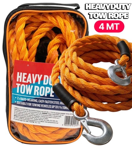 Tow rope ton 4m - tow, 13ft