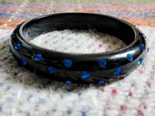 Vintage-Style Black Plastic