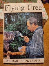 Flying Free - Reidar Brodtkorb Hardback DJ VGC 1964 1st Ed. Eagles Falconry Book