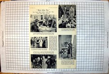 Antique Old Print Gary Cooper Meet John Doe Edward ArnScenes From Film 1941