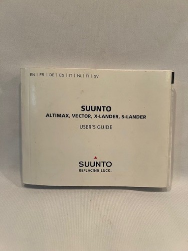 Suunto watch user guide - suunto,