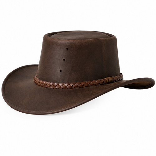 Handmade distressed brown - distressed,
