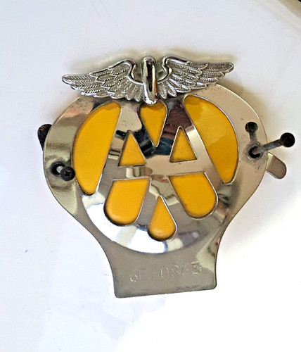 Classic car badge serial - aa,
