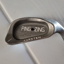 PING ZING BLACK DOT #1 IRON Karsten Steel Shaft RH Men