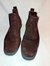 EVANS ESSENCE SIZE 6 SUEDE CHELSEA BOOTS    Very Good Condition