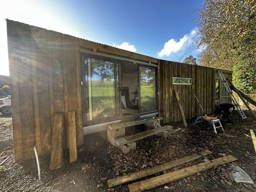Converted shipping container - shipping,
