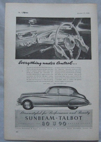 1949 sunbeam talbot original - 1949,
