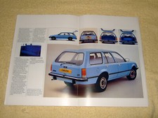 Vauxhall Carlton Mk1 Brochure 24 pages October 1978, Saloon & Estate, Rare