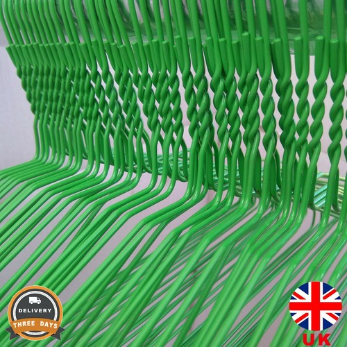 Green wire hangers - green, (13g)