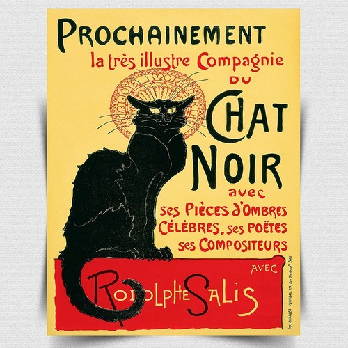 Chat noir the black cat - the,