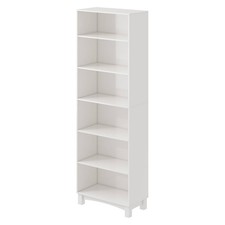 6 Tier Wooden Bookcase Tall