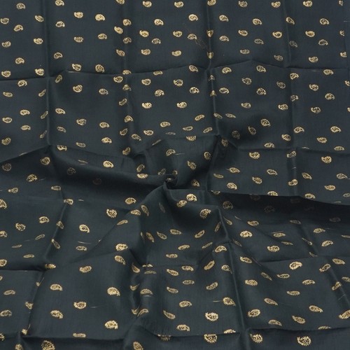 Vintage black 100 silk - black, 100%