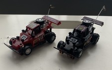 Vintage Tyco Set Of 2 440-X2 Racin’ Hoppers Turbo Hopper HO Slot Cars 1988