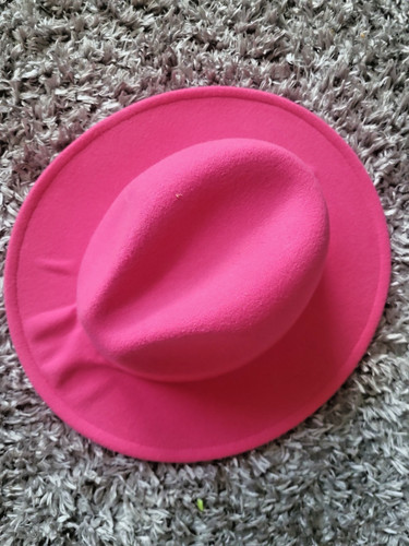 White light pink fedora - white,