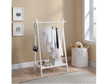 Clothes Rail White 150cm - grade B return RRP £44.99