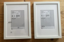IKEA Ribba White Picture Frames X 2  -  21cm x 30cm New and Sealed