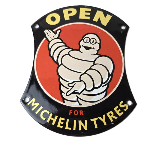 Vintage michelin tires sign - sign,